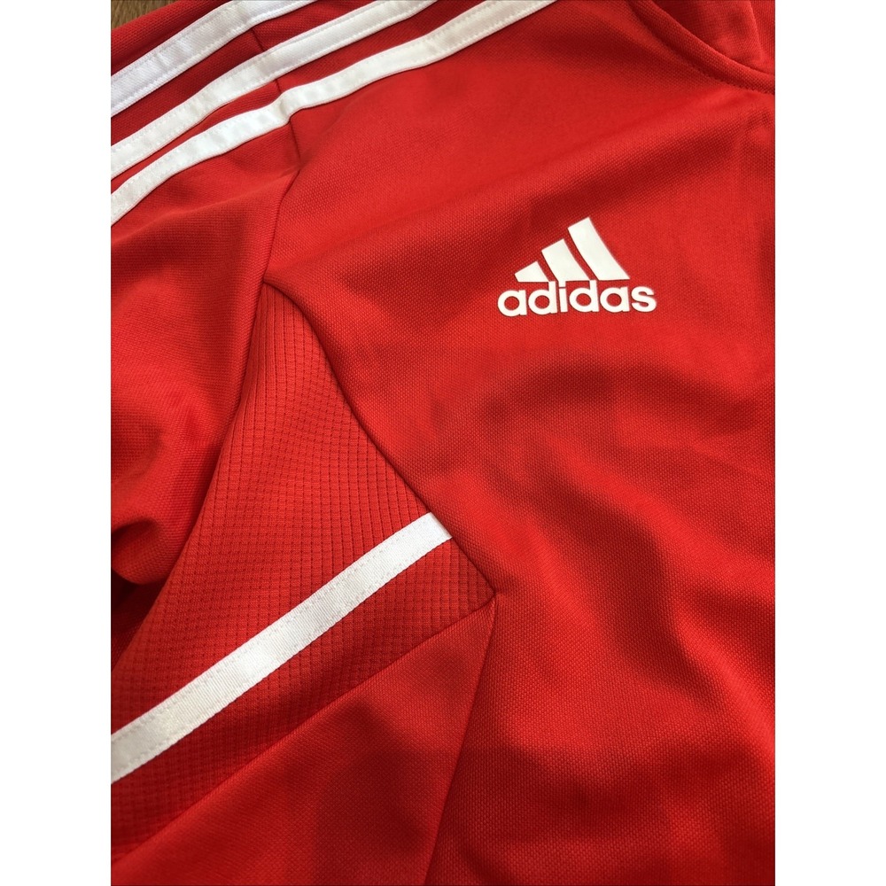 Adidas Jacket Mens Red Black Messi Aeroready Track Full Zip Balon Te Adro-Large - Picture 10 of 11